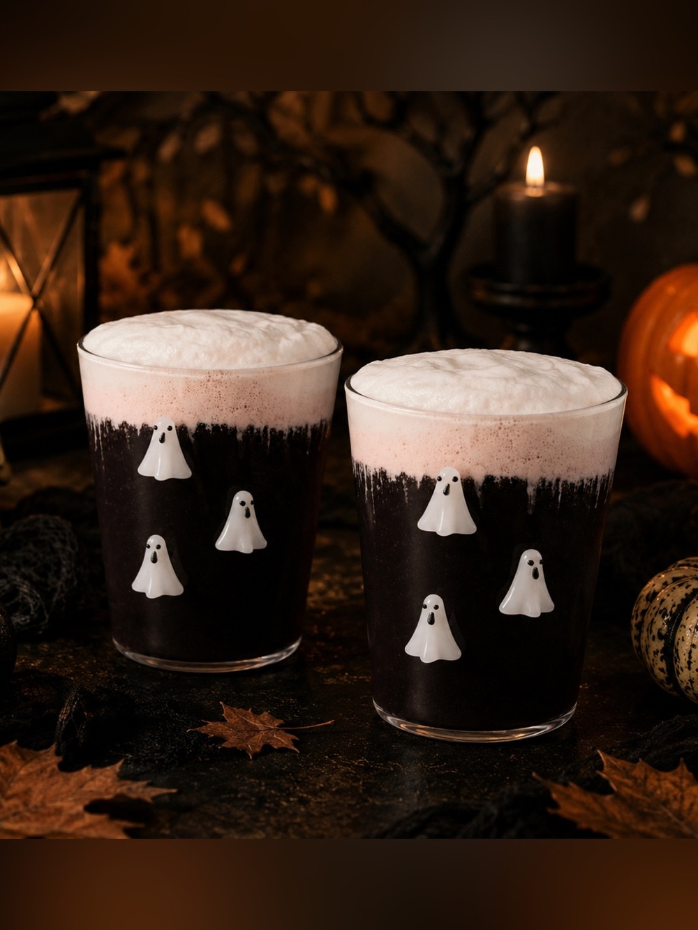 NEW Anthropologie 3D Halloween Icon Juice Glass, Ghost, Set of 2 👻👻